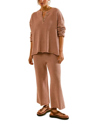 Free People Hailee Sweater & Pants Set In Tuscany