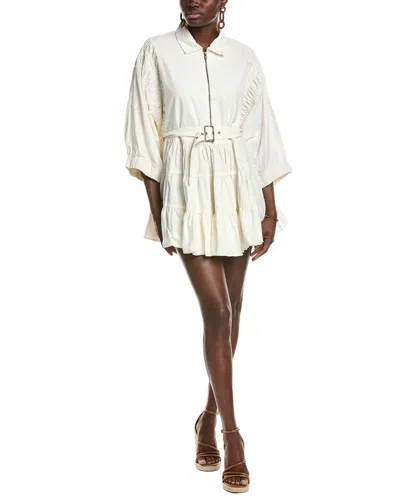 Free People Hampton Mini Dress In White