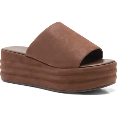 Free People Harbor Platform Sandal In Brown
