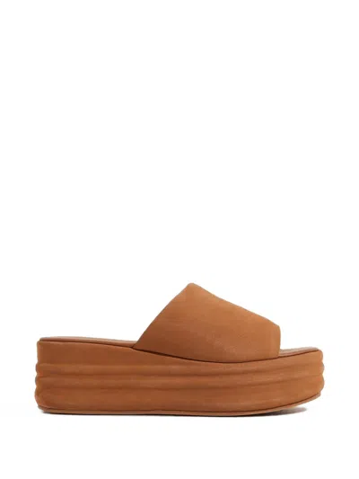Free People Harbor Platform Sandals In Brown
