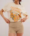 Free People Harvest Oversize Cotton Graphic T-shirt In Multi