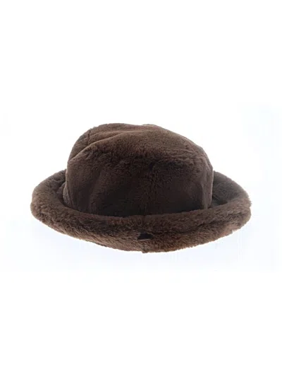 Pre-owned Free People Hat In Brown