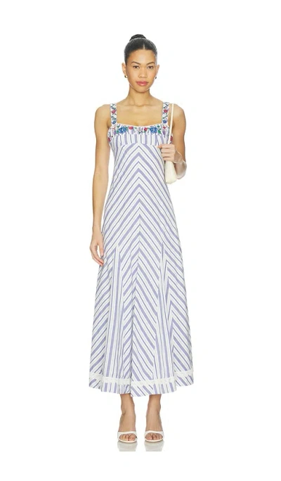 Free People Havenwood Maxi Dress In Blue