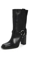 Free People Hayden Harness Boots Black In Black