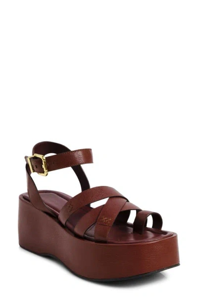 Free People Hazel Platform Sandal In Coconut Shell