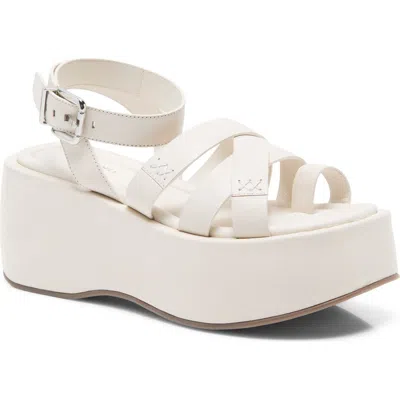 Free People Hazel Platform Sandal In White