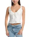 Shop Free People He Loves Me Not Tank In White