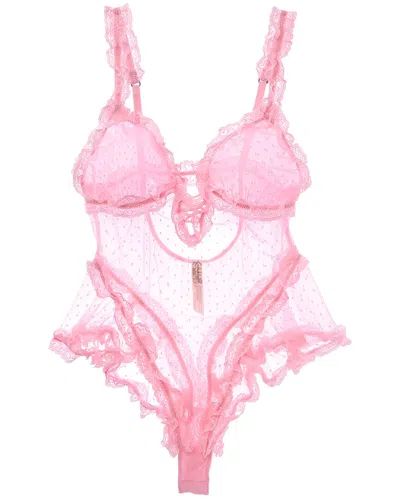 Free People Heart To Heart Bodysuit In Pink
