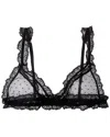 Free People Heart To Heart Bralette In Black