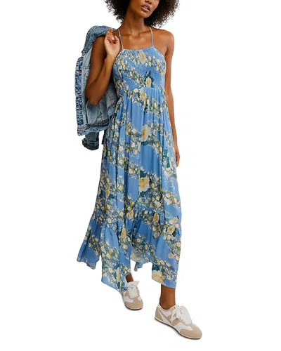 FREE PEOPLE HEAT WAVE PRINTED MAXI DRESS