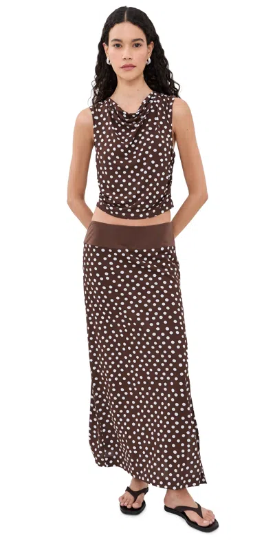 Free People Heat Wave Set In Chocolate Combo In Multi