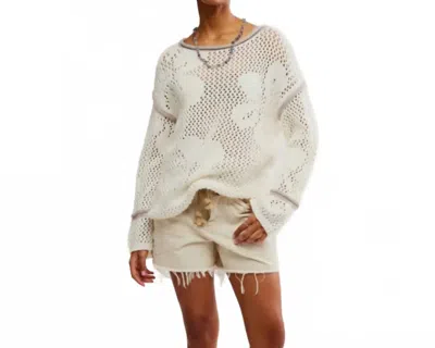 Free People Hidden Tropics Tunic In Ivory Combo In White