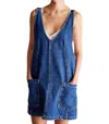 FREE PEOPLE HIGH ROLLER DRESS IN SAPPHIRE BLUE