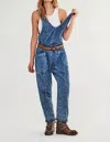 Free People High Roller Jumpsuit In Sapphire Blue In Blue