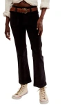 Free People High Time Kick Corduroy Flare Pants In Black