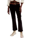 Free People High Time Kick Corduroy Flare Pants In Black