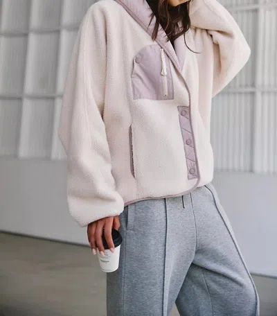 Free People Hit The Slopes Shawl Jacket In Homeplate In Multi