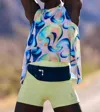Free People Hoka Tempo Printed Tank Top In Sour Citrus Combo In Multi