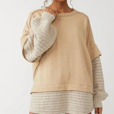 FREE PEOPLE HOLLY TWOFER PULLOVER