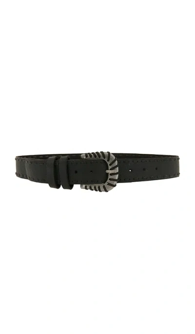 Free People Holt Leather Belt In 블랙