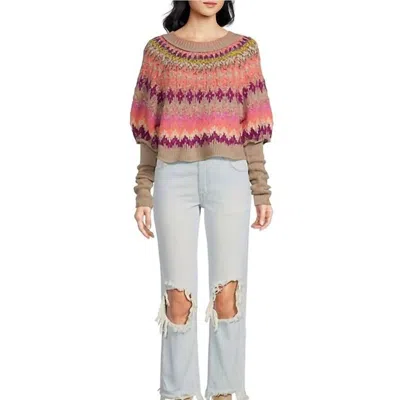 Free People Home For The Holidays Sweater In Multi