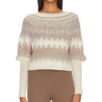 Free People Home For The Holidays Sweater In Brown