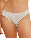 Free People Intimately Fp Home Grown Stretch Cotton Eyelet Panties In Ivory