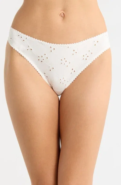 Free People Homegrown Thong In White