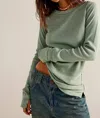 Free People Honey B Crewneck Top In Multi