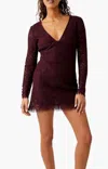 Free People Honey Mini Dress In Potent Purple In Blue