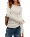 Free People Honeycomb Top In Ivory In Neutral