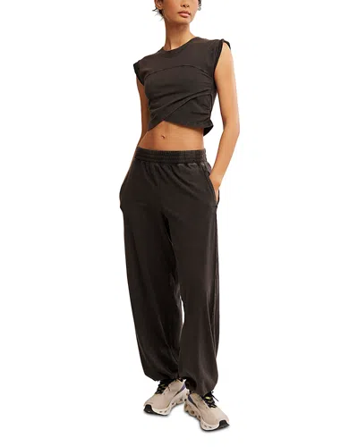 Free People Hot Shot Crossover Set In Black