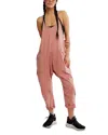 Free People Hot Shot Jumpsuit In Pink