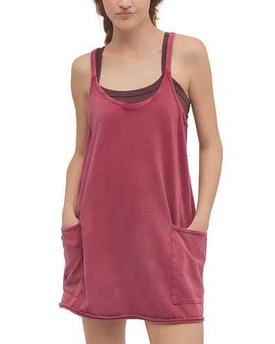 Free People Hot Shot Mini Romper In Brick