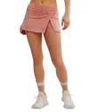 Free People Fp Movement Hot Shot Miniskort In Pink