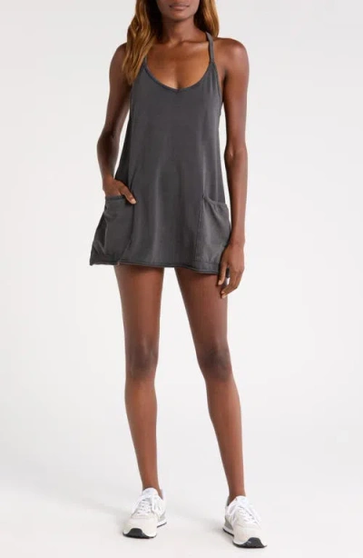Free People Hot Shot Minidress In Gray