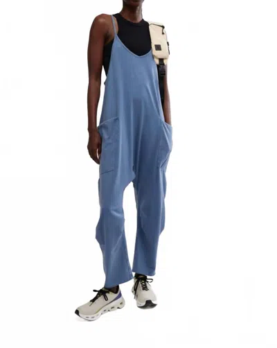 Free People Hot Shot Onesie In Blue