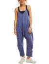 Free People Hot Shot Onesie In Blue Indigo