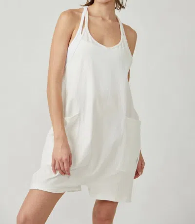 Free People Hot Shot Romper In White