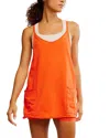 Free People Fp Movement Hot Shot Mini Sport Dress In Scarlett
