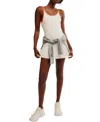 Free People Hot Shot Sleeveless Pull-on Skortsie In White