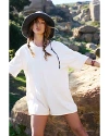 FREE PEOPLE HOT SHOT TEE ROMPER