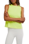Free People Hot Shot Twist Back Tank In Green