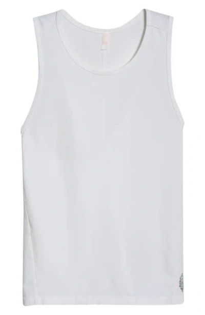 Free People Hot Shot Twist Back Tank In White