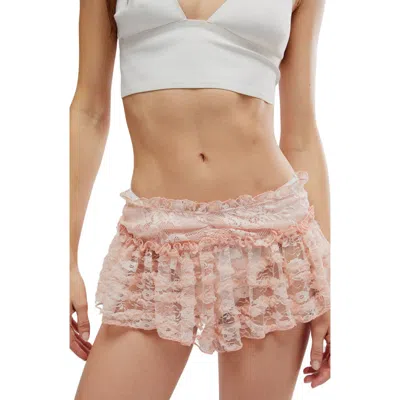 Free People House Party Micro Shorts In Morganite