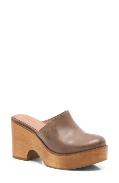 Free People Hudson Platform Clog In Mushroom