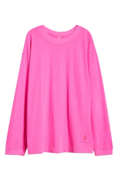 Free People Hustle Layer Knit Top In Pink