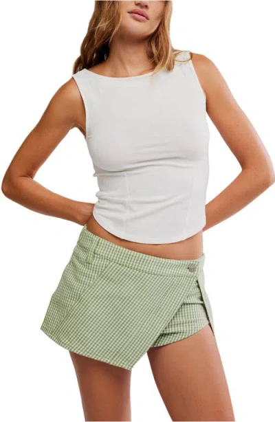 Free People Iconic Boat Neck Tank In White