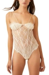 FREE PEOPLE IF YOU DARE LACE BODYSUIT