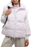 Free People In A Bubble Oversize Puffer Vest In Pink